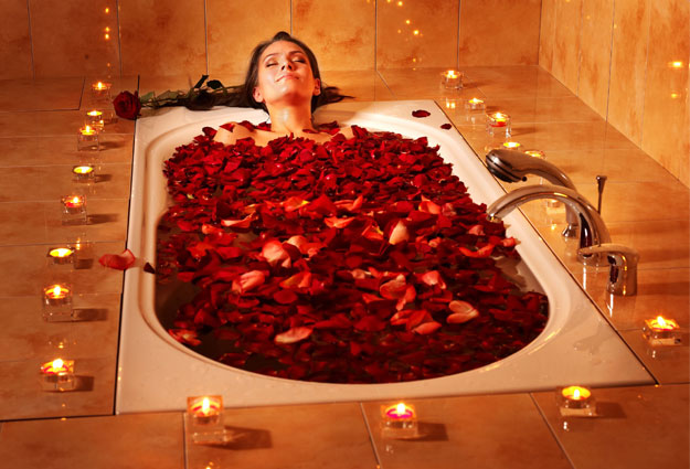 A Soothing Rose Bath